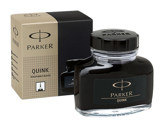Parker Refills Quink Black 2 oz Bottled Ink