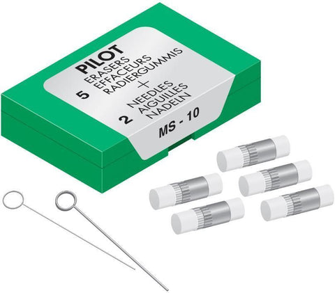 Pilot Metropolitan Pencil Erasers - 5 Pack Refill