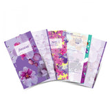 Filofax - Paper Refill - Floral Illustrated Diary Refill Pack - Personal - 5 Languages 2018