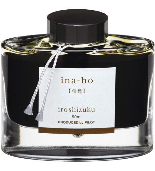 Namiki Pilot Iroshizuku Bottled Ink - Ina-ho - Rice Ear - Golden Brown