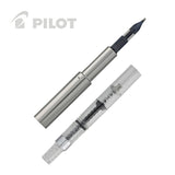 Pilot Namiki Vanishing Point Refill Converter Set - 18K White Gold Nib - Rhodium - Extra Fine Point