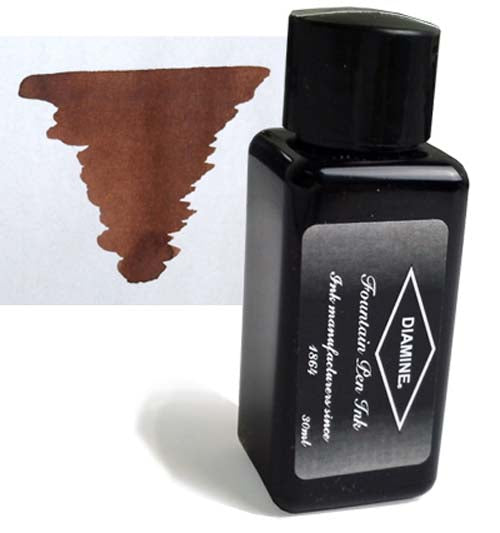 Diamine Refills Saddle Brown 30mL Bottled Ink