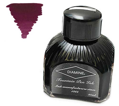 Diamine Refills Merlot Bottled Ink 80mL
