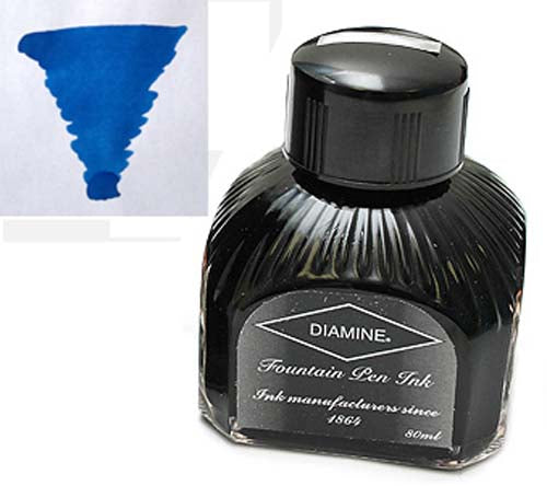 Diamine Refills Kensington Blue Bottled Ink 80mL