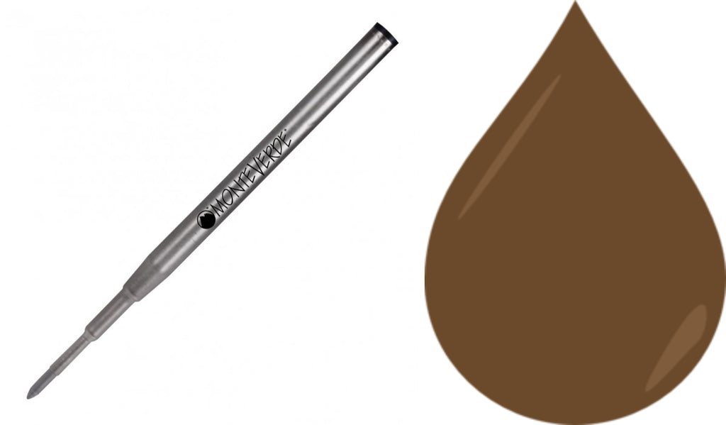 Montblanc Refills By Monteverde - Ballpoint Pen - Brown - Medium Point