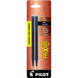 Pilot FriXion - Gel Ink Pen Refill - 2-Pack for Erasable Pens - Fine Point - Navy