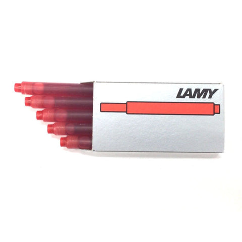 Lamy Refills Red (Pack of 5)  Fountain Pen Cartridge