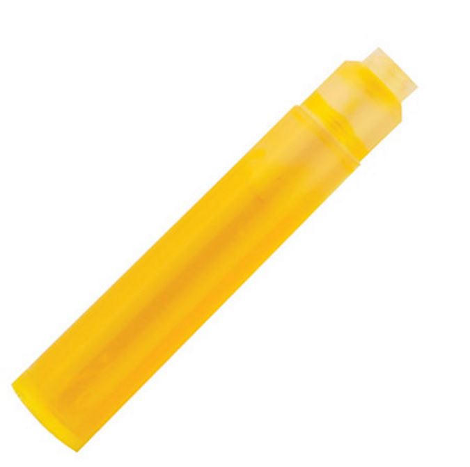 Monteverde Ink Cartridge Refills - International Size - Yellow 6-pack