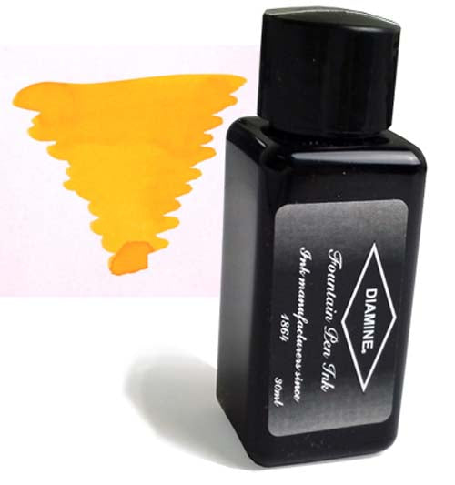 Diamine Refills Sunshine Yellow 30mL  Bottled Ink