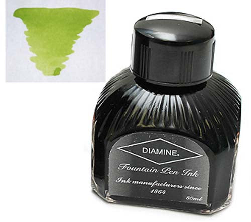Diamine Refills Light Green  Bottled Ink 80mL