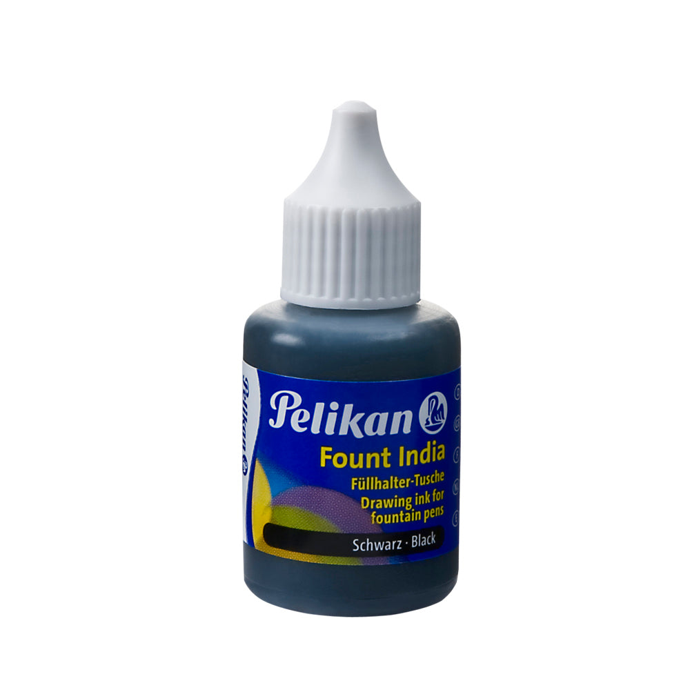 Pelikan - Black Fountain India Ink - 30 ml Bottled Ink