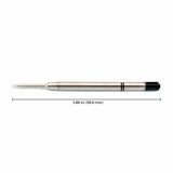 Monteverde Soft Roll Ballpoint Pen (Parker Style) Refills - Black -  Extra Fine