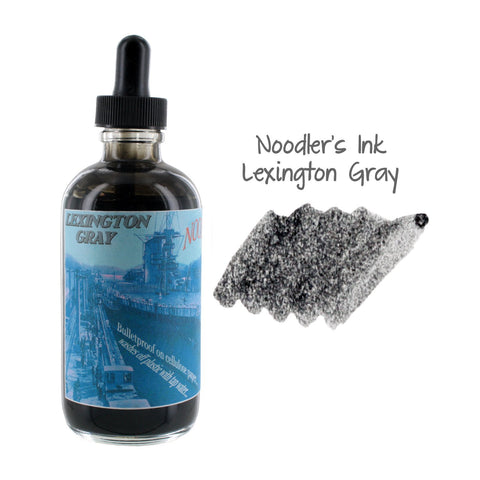 Noodler's Ink Refills Lexington Gray (Bulletproof) 4.5oz w/ Free Fountain Pen Bottled Ink