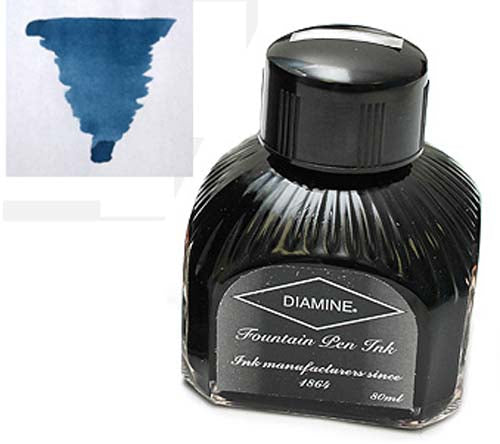 Diamine Refills Indigo  Bottled Ink 80mL