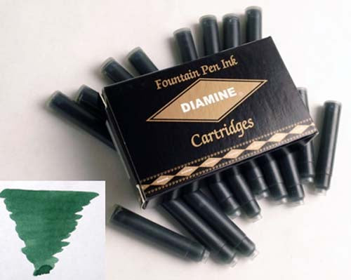 Diamine Refills Umber Pack of 18  Fountain Pen Cartridge