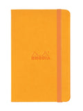 Rhodia Webnotebook Orange, Lined, Compact 3.5x5.5 for Easy Carry