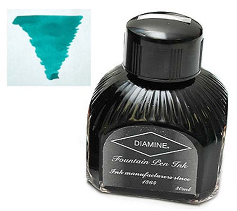 Diamine Refills Soft Mint  Bottled Ink 80mL