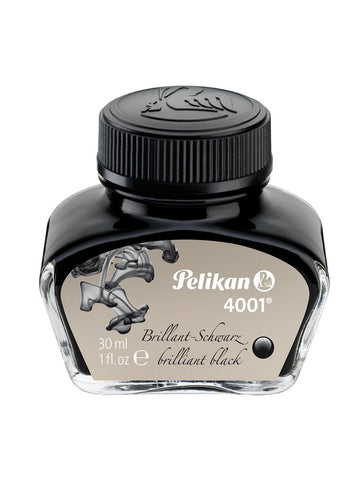Pelikan 4001 Bottled Ink - Brilliant Black - 30ml
