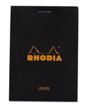 Rhodia Staplebound - Notepad - Black - Lined - 3 x 4