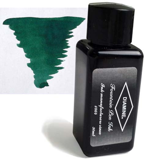 Diamine Refills Sherwood Green 30mL  Bottled Ink