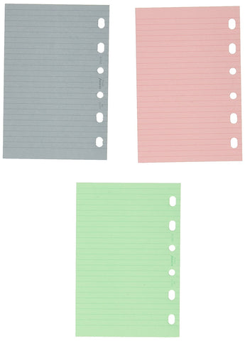Filofax - Papers Ruled Notepaper - Fashion Colors - Pocket Size
