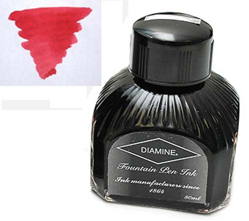 Diamine Refills Maroon  Bottled Ink 80mL