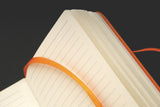 Rhodia Webnotebook Orange, Lined, Compact 3.5x5.5 for Easy Carry