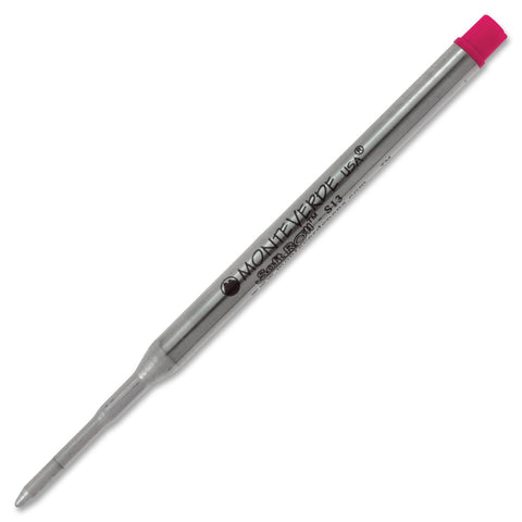 Monteverde Soft Roll Pink Refill for Sheaffer and Sailor Medium Point Ballpoint Pen