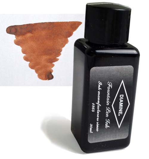 Diamine Refills Dark Brown 30mL  Bottled Ink
