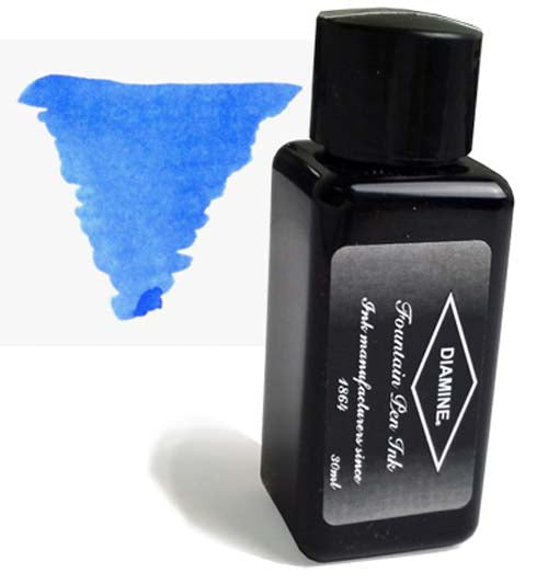 Diamine Refills China Blue 30mL  Bottled Ink