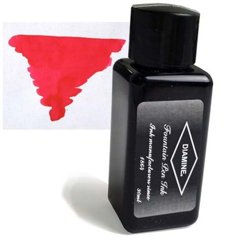 Diamine Refills Scarlet 30mL  Bottled Ink