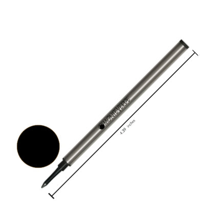 Monteverde - Refills - Rollerball Pen - Broad Point - Black - Metal Tube