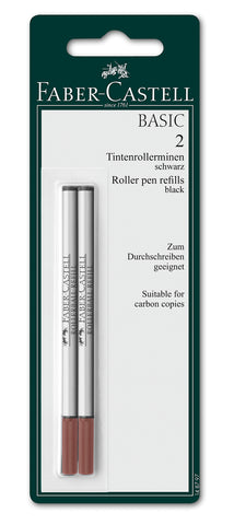 Faber-Castell - Refill - Rollerball - Black Ceramic - 2-Pack