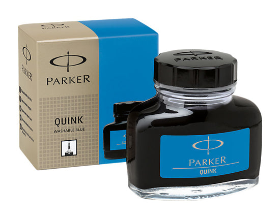 Parker Refills Quink Washable Blue 2 oz  Bottled Ink
