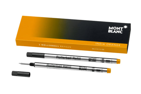 Montblanc Refills India Orange 2 Pack Medium Point Rollerball Pen