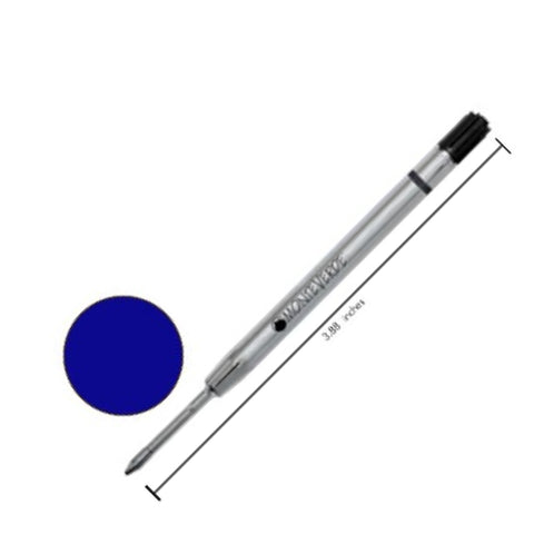 Monteverde - Refills - Blue - Ballpoint Pen - Broad Point - Parker-Style - Capless