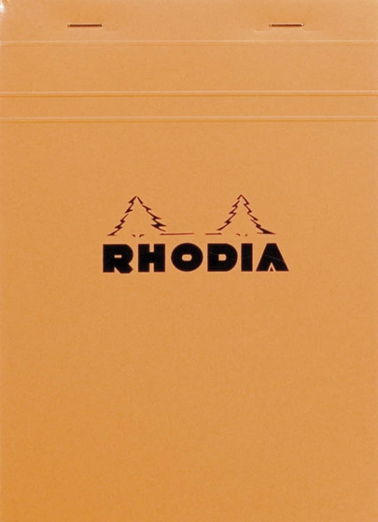 Rhodia Staplebound - Notepad - Graph - Orange - 6 x 8.25