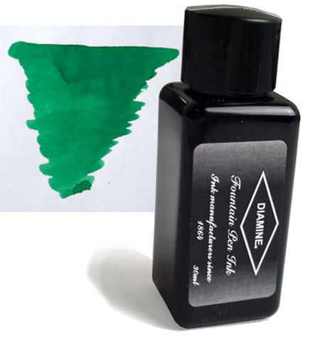 Diamine Refills Ultra Green 30mL  Bottled Ink