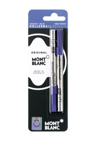 Montblanc Refills LeGrand Blue 2 Pack Fine Point Rollerball Pen