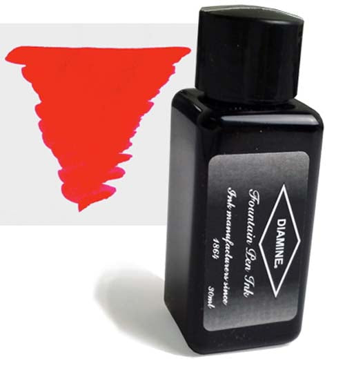Diamine Refills Ruby 30mL  Bottled Ink