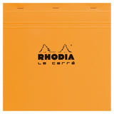 Rhodia Staplebound - Notepad - Orange - Graph - Le Carré - 8.25 x 8.25