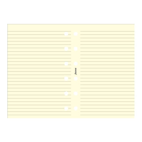 Filofax - Papers Ruled Notepaper - Cotton Cream - Pocket Size