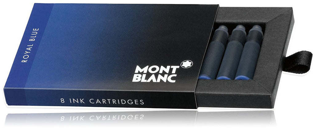 Montblanc Refills Royal Blue 8 per package  Fountain Pen Cartridge