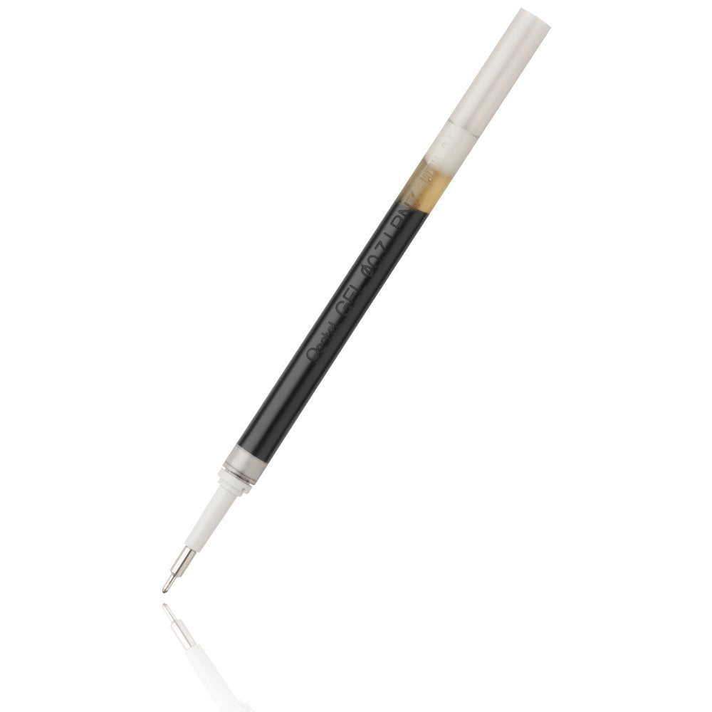 Pentel Black .7mm Gel Pen Needle Tip Refill