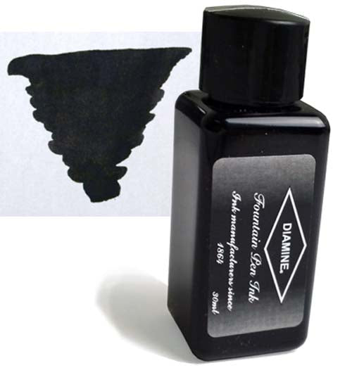 Diamine Refills Onyx Black 30mL  Bottled Ink