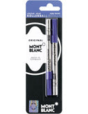Montblanc Refills LeGrand Blue 2 Pack Fine Point Rollerball Pen