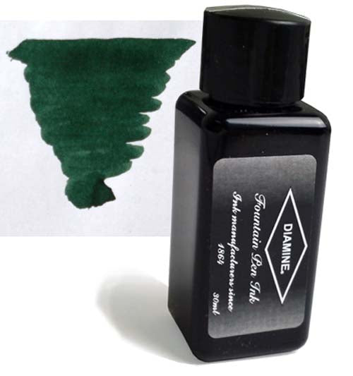 Diamine Refills Green / Black 30mL  Bottled Ink