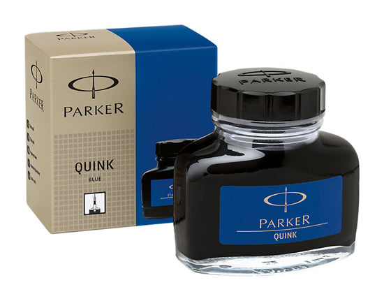 Parker Refills Quink Blue Black 2 oz  Bottled Ink