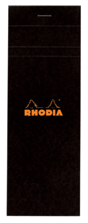 Rhodia Staplebound - Notepad - Black - Graph - 3 x 8.25