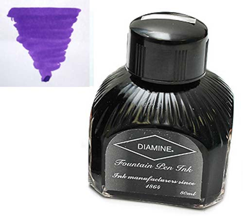 Diamine Refills Majestic Purple  Bottled Ink 80mL